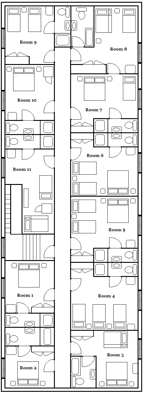 Chalet Hotel Peretol Soldeu Floor Plan 1